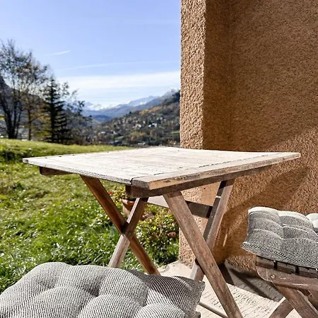 Appartement Tres Calme 2 Chambres Avec Parking Et Jardin Prive Sur Les Hauteurs De Briancon Exterior foto